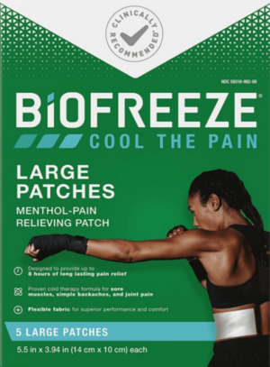 Biofreeze Large Patch 5ct