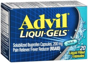 Advil Ibuprofen Pain Reliever/Fever Reducer Liqui-Gels 20ct