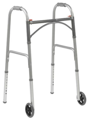 Competitive Edge 2-Button Walker With 5 Inch Wheel