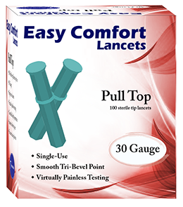 Homeaide Easy Comfort Pull Top 30g Lancets