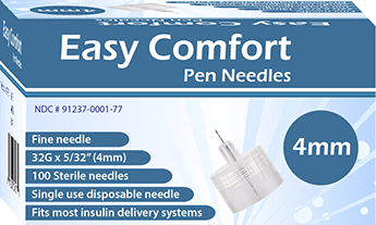 EasyTouch Pen Needles - 32G 5mm 100/bx