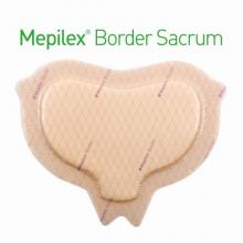 Mepilex Border Sacrum Self-Adherent Soft Silicone Foam Dressing 9-1/5″ x 9-1/5″