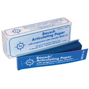 Articulating Paper Blue Pre Cut Strips 200 Microns .008in 300/pk.
