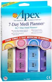 Apex 7 Day Medi Planner