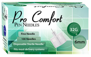 ProComfort Insulin Pen Needle 32g 6mm...