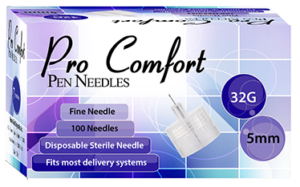 ProComfort Insulin Pen Needle 32G 5mm...