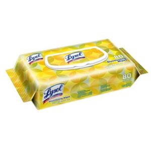 Lysol 80ct Lemon Lime Disinfectant Wipes Soft Pack