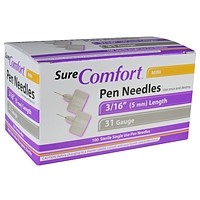 SureComfort Pen Needle 3/16 Length Needle 31G 5mm...