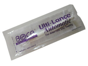 Ulti-Lance Automatic Device w/clear cap PRIVATE LABEL