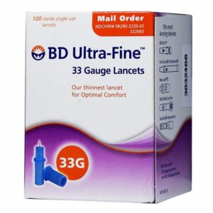 BD Ultra Fine 33g Lancets NFR...