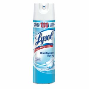 Lysol Disinfectant_Spray Crisp Linen Scent 19oz Each