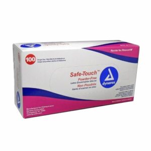 Safe Touch Latex P/F Exam Gloves XL 100/Box