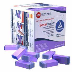 SensiLance Pressure Activated Safety Lancets 28g 100/ Box