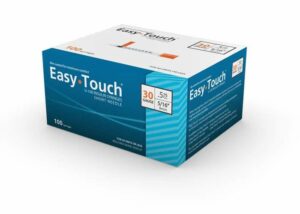 Easy Touch 1/2cc 30g Syringe 5/16 Length