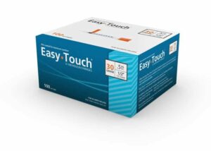 Easy Touch 1/2cc 30g Syringe 1/2 Length