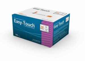 Easy Touch 1 cc 28g Syringe 1/2 Length
