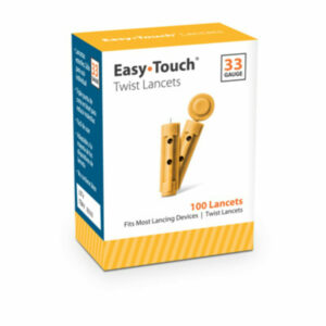 EasyTouch Lancet 33g Twist -Top 100/Bx (833101)