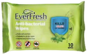 EverFresh Antibacterial Wipes 10ct...