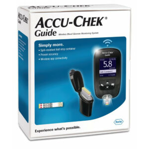 Accu-Chek Guide Meter Kit Includes FastClix lancing Device with 6 Lancets(1 Drum)