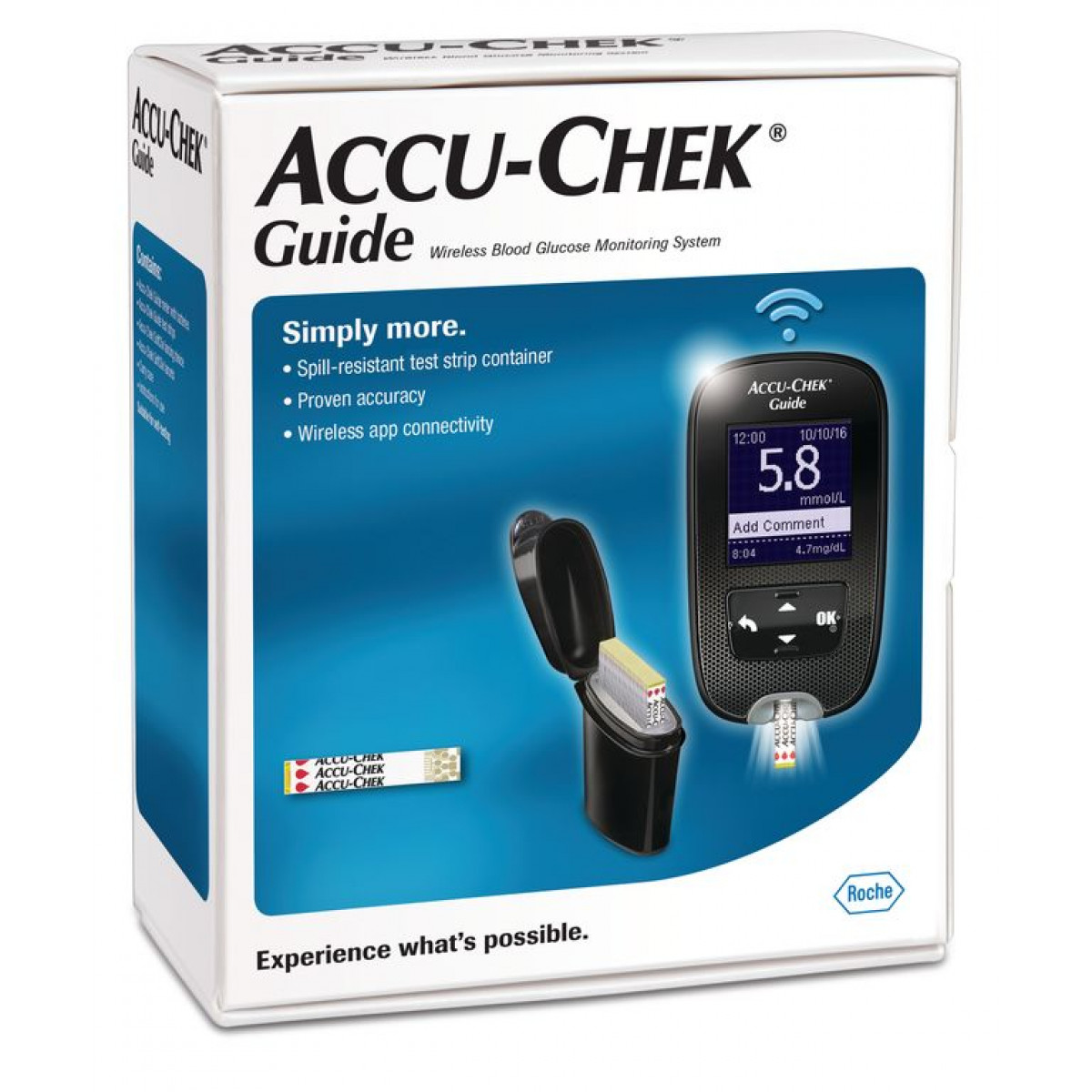 Meer Inpakken Pidgin Accu-Chek Guide Meter Kit Includes FastClix lancing Device with 6 Lancets(1  Drum) - Sterling Distributors