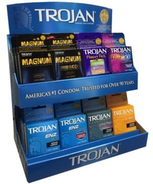 Trojan Display Case 32ct 3 Packs