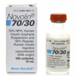 Nordisk Novolin 70/30 vial. 10ml