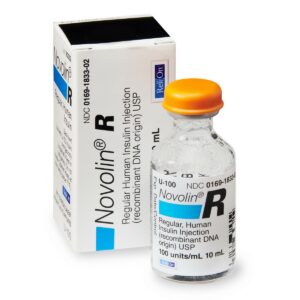 Novolin Regular vial. 10ml