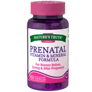 Nature’s Truth Prenatal Vitamin & Mineral Capsules 60ct