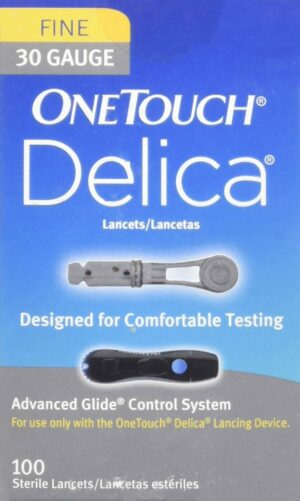 One Touch Delica Lancet 30g 100/Box