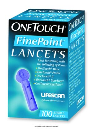 One Touch Fine Point Lancets 100 ct