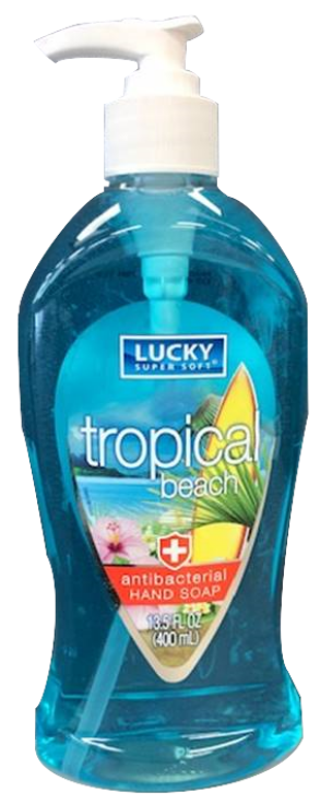 Lucky Antibacterial Soap 7.5oz Tropical Beach