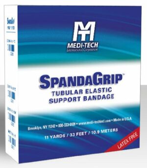 Spandagrip Tubular Elastic Support Bandage, Size F, 4″ x 11 yds. (Large Knee and Medium Thigh)