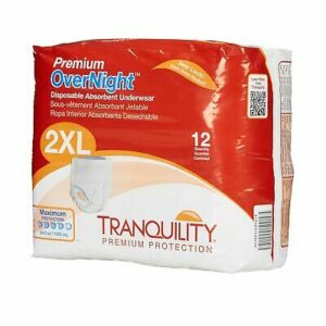 Tranquility XXL Overnight Briefs (250+lbs) 4/12/Cs