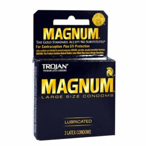 Trojan Condoms Magnum 3/Pack...