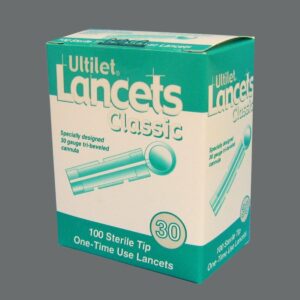 Ulitlet Lancets 30g Classic Box 100