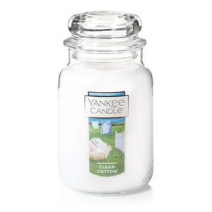 Yankee Candle Clean Cotton Large 22oz Glass