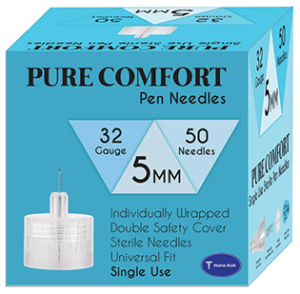 Home Aide Pure Comfort Pen Needles 32G 5mm 50cnt